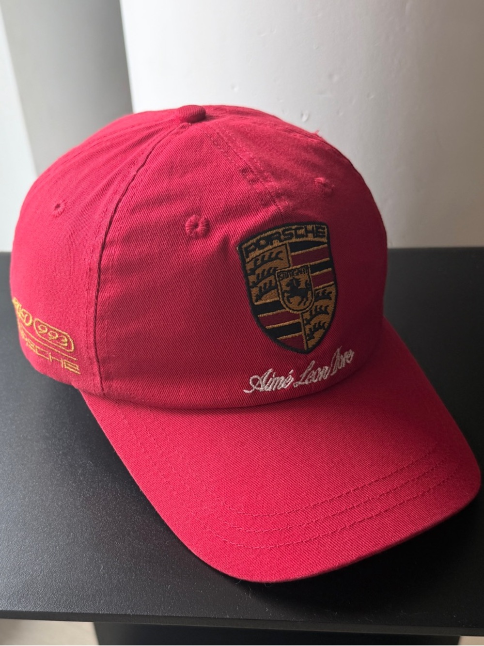 Aime Leon Dore x Porsche red hat